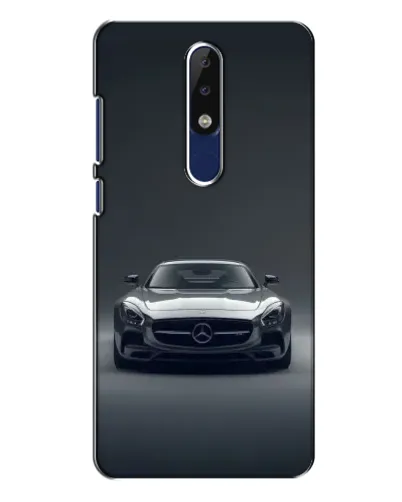 Чохол для Nokia 5.1 Plus (X5) з картинкою «Mercedes на чорному» Чохол для Nokia 5.1 Plus (X5) з картинкою «Mercedes на чорному»
