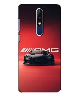 Чохол для Nokia 5.1 Plus (X5) з картинкою «Mercedes AMG — червона лінія»