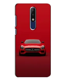 Чохол для Nokia 5.1 Plus (X5) з картинкою «Червоний Mercedes AMG»