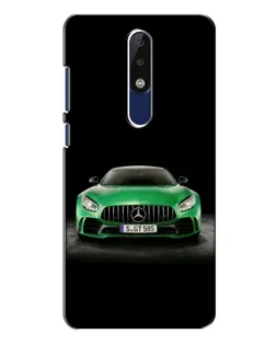 Чохол для Nokia 5.1 Plus (X5) з картинкою «Mercedes — неоновий лого»