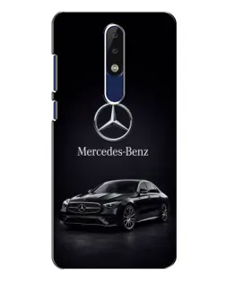 Чохол для Nokia 5.1 Plus (X5) з картинкою «Mercedes — решітка радіатора»