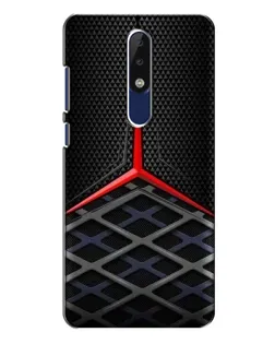 Чохол для Nokia 5.1 Plus (X5) з картинкою «Mercedes Carbon Grid»
