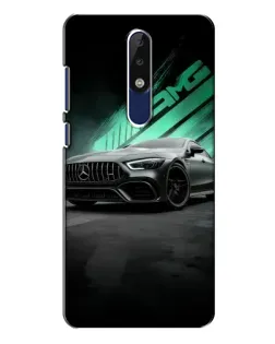 Чохол для Nokia 5.1 Plus (X5) з картинкою «Темний Mercedes AMG»
