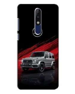 Чохол для Nokia 5.1 Plus (X5) з картинкою «Mercedes G-Class червоний»