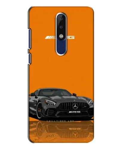 Чохол для Nokia 5.1 Plus (X5) з картинкою «Помаранчевий Mercedes AMG» Чохол для Nokia 5.1 Plus (X5) з картинкою «Помаранчевий Mercedes AMG»