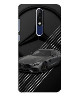 Чохол для Nokia 5.1 Plus (X5) з картинкою «Mercedes AMG — графіка»