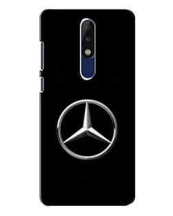 Чохол для Nokia 5.1 Plus (X5) з картинкою «Mercedes класичний лого»