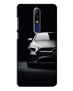 Чохол для Nokia 5.1 Plus (X5) з картинкою «Світло фар Mercedes»