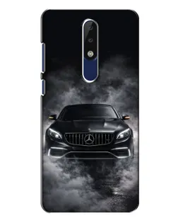 Чохол для Nokia 5.1 Plus (X5) з картинкою «Mercedes у диму»