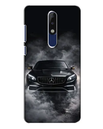 Чохол для Nokia 5.1 Plus (X5) з картинкою «Mercedes у диму» Чохол для Nokia 5.1 Plus (X5) з картинкою «Mercedes у диму»