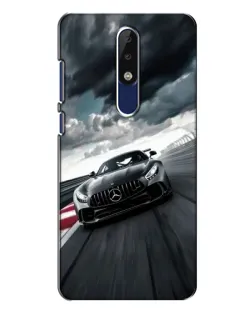 Чохол для Nokia 5.1 Plus (X5) з картинкою «Гоночний Mercedes AMG»