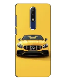 Чохол для Nokia 5.1 Plus (X5) з картинкою «Жовтий Mercedes GT»