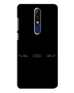 Чохол для Nokia 5.1 Plus (X5) з картинкою «Audi — світловий підпис»