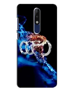 Чехол для Nokia 5.1 Plus (X5) с картинкой «Энергия лого Audi»