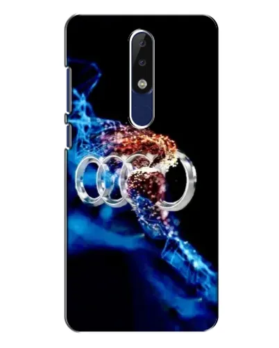 Чехол для Nokia 5.1 Plus (X5) с картинкой «Энергия лого Audi»