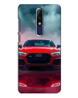 Чехол для Nokia 5.1 Plus (X5) с картинкой «Audi RS — красный стиль»