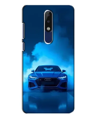 Чехол для Nokia 5.1 Plus (X5) с картинкой «Audi — голубая энергия»