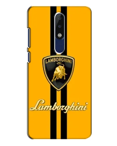 Чохол для Nokia 5.1 Plus (X5) з картинкою «Lamborghini Stripe жовтий» Чохол для Nokia 5.1 Plus (X5) з картинкою «Lamborghini Stripe жовтий»