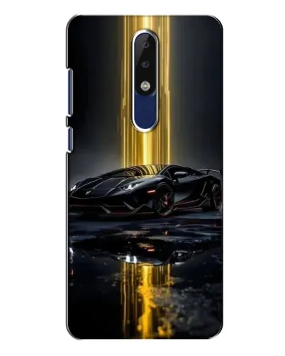 Чохол для Nokia 5.1 Plus (X5) з картинкою «Нічний Lamborghini драйв» Чохол для Nokia 5.1 Plus (X5) з картинкою «Нічний Lamborghini драйв»