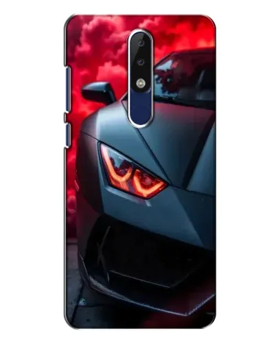 Чохол для Nokia 5.1 Plus (X5) з картинкою «Lamborghini червоне сяйво» Чохол для Nokia 5.1 Plus (X5) з картинкою «Lamborghini червоне сяйво»