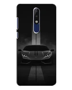 Чохол для Nokia 5.1 Plus (X5) з картинкою «Lamborghini симетрія доріг»