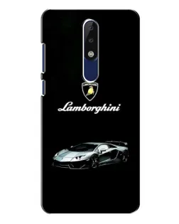 Чохол для Nokia 5.1 Plus (X5) з картинкою «Логотип Lamborghini класика»