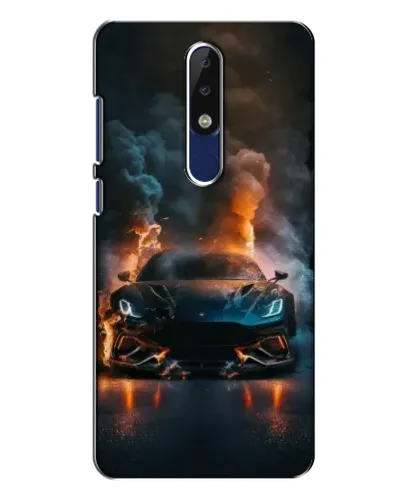 Чохол для Nokia 5.1 Plus (X5) з картинкою «Lamborghini димна естетика» Чохол для Nokia 5.1 Plus (X5) з картинкою «Lamborghini димна естетика»