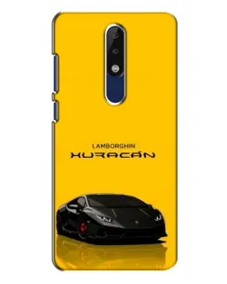 Чохол для Nokia 5.1 Plus (X5) з картинкою «Lamborghini Huracan чорний»