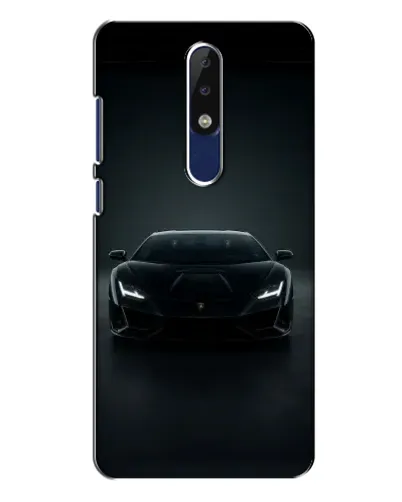 Чохол для Nokia 5.1 Plus (X5) з картинкою «Чорний Lamborghini Aventador» Чохол для Nokia 5.1 Plus (X5) з картинкою «Чорний Lamborghini Aventador»