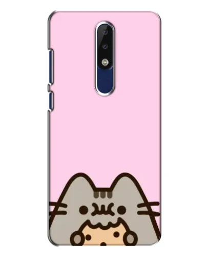 Чехол для Nokia 5.1 Plus (X5) с картинкой «Pusheen и печенье» Чехол для Nokia 5.1 Plus (X5) с картинкой «Pusheen и печенье»