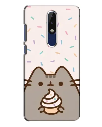 Чехол для Nokia 5.1 Plus (X5) с картинкой «Пушин с кексом» Чехол для Nokia 5.1 Plus (X5) с картинкой «Пушин с кексом»