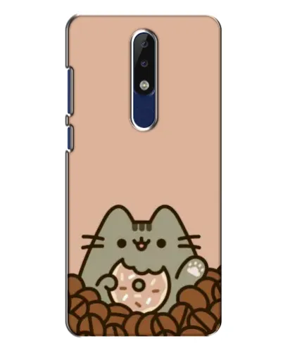 Чехол для Nokia 5.1 Plus (X5) с картинкой «Кофейный Пушин» Чехол для Nokia 5.1 Plus (X5) с картинкой «Кофейный Пушин»