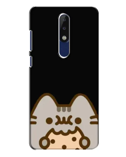 Чехол для Nokia 5.1 Plus (X5) с картинкой «Пушин на черном» Чехол для Nokia 5.1 Plus (X5) с картинкой «Пушин на черном»