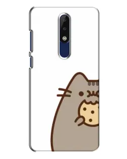 Чехол для Nokia 5.1 Plus (X5) с картинкой «Пушин с печеньем»
