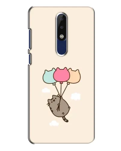 Чехол для Nokia 5.1 Plus (X5) с картинкой «Пушин на шариках» Чехол для Nokia 5.1 Plus (X5) с картинкой «Пушин на шариках»