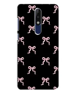 Чехол для Nokia 5.1 Plus (X5) с картинкой «Бант-цветок»