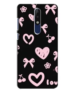 Чехол для Nokia 5.1 Plus (X5) с картинкой «Сатиновый бант»