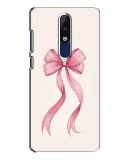 Чехол для Nokia 5.1 Plus (X5) с картинкой «Розовый бант»