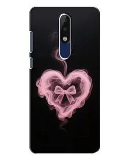Чехол для Nokia 5.1 Plus (X5) с картинкой «Дымчатое сердце»