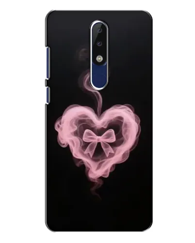 Чехол для Nokia 5.1 Plus (X5) с картинкой «Дымчатое сердце» Чехол для Nokia 5.1 Plus (X5) с картинкой «Дымчатое сердце»