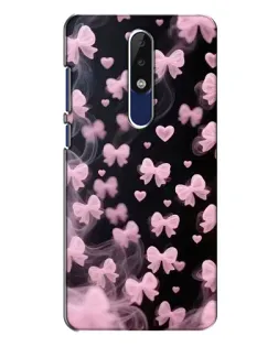 Чехол для Nokia 5.1 Plus (X5) с картинкой «Неоновое кружево»