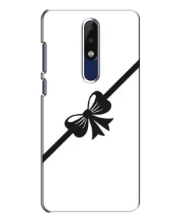 Чехол для Nokia 5.1 Plus (X5) с картинкой «Диагональный бант»