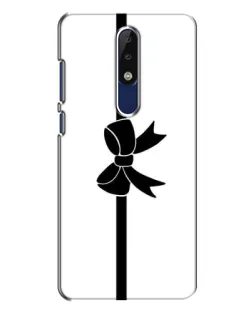 Чехол для Nokia 5.1 Plus (X5) с картинкой «Вертикальный бант»