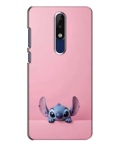 Чехол для Nokia 5.1 Plus (X5) с картинкой «Stitch выглядывает» Чехол для Nokia 5.1 Plus (X5) с картинкой «Stitch выглядывает»