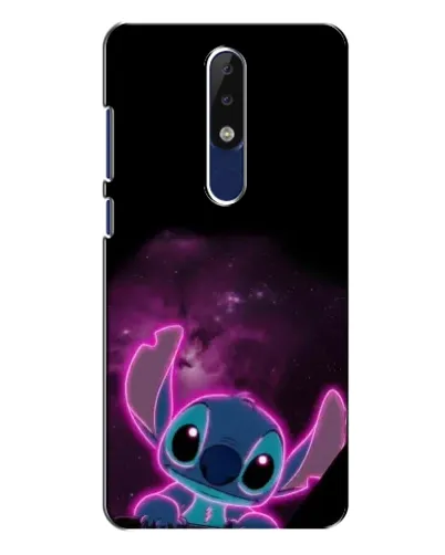 Чехол для Nokia 5.1 Plus (X5) с картинкой «Неоновый Stitch» Чехол для Nokia 5.1 Plus (X5) с картинкой «Неоновый Stitch»