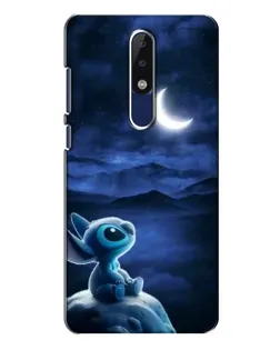 Чехол для Nokia 5.1 Plus (X5) с картинкой «Лунная ночь Стича»