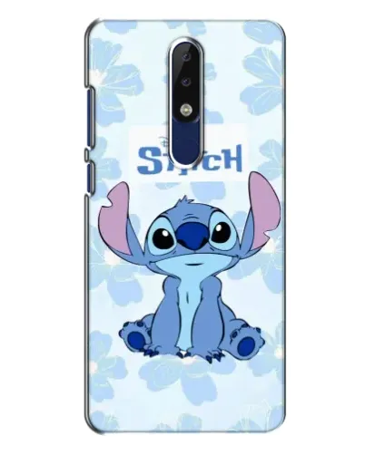 Чехол для Nokia 5.1 Plus (X5) с картинкой «Stitch среди цветов» Чехол для Nokia 5.1 Plus (X5) с картинкой «Stitch среди цветов»