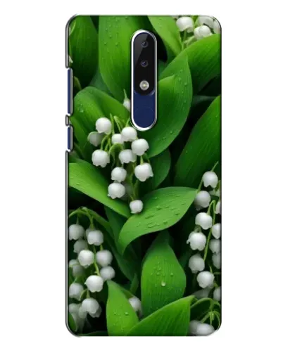 Чехол для Nokia 5.1 Plus (X5) с картинкой «Ландыши в зелени»