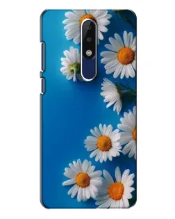Чехол для Nokia 5.1 Plus (X5) с картинкой «Белоснежные маргаритки»