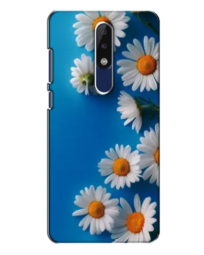 Чехол для Nokia 5.1 Plus (X5) с картинкой «Белоснежные маргаритки»